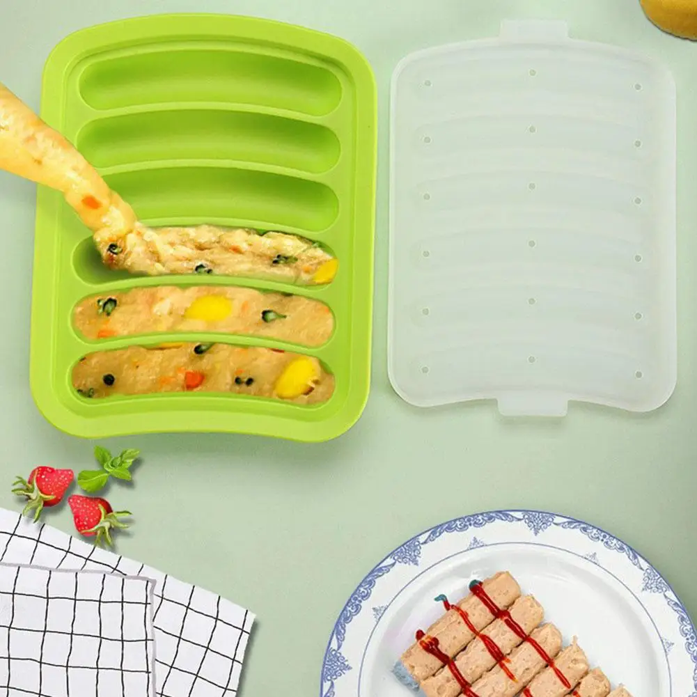 Baby Food Homemade - Cetakan Sosis Silikon Berkualitas Tinggi untuk
