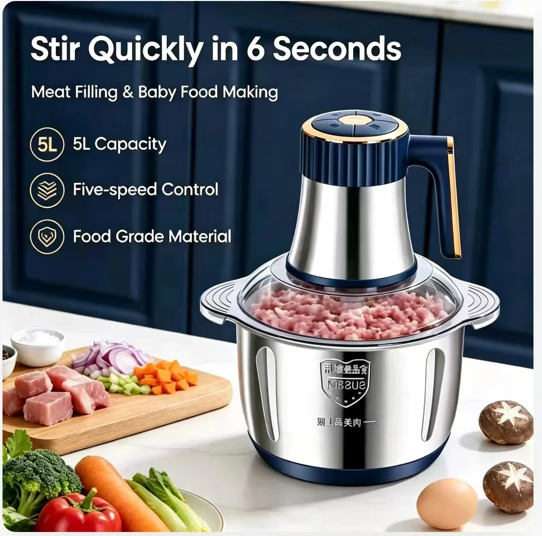Penggiling Daging Elektrik 5L  - Baby Food Processor ulasan dan harga