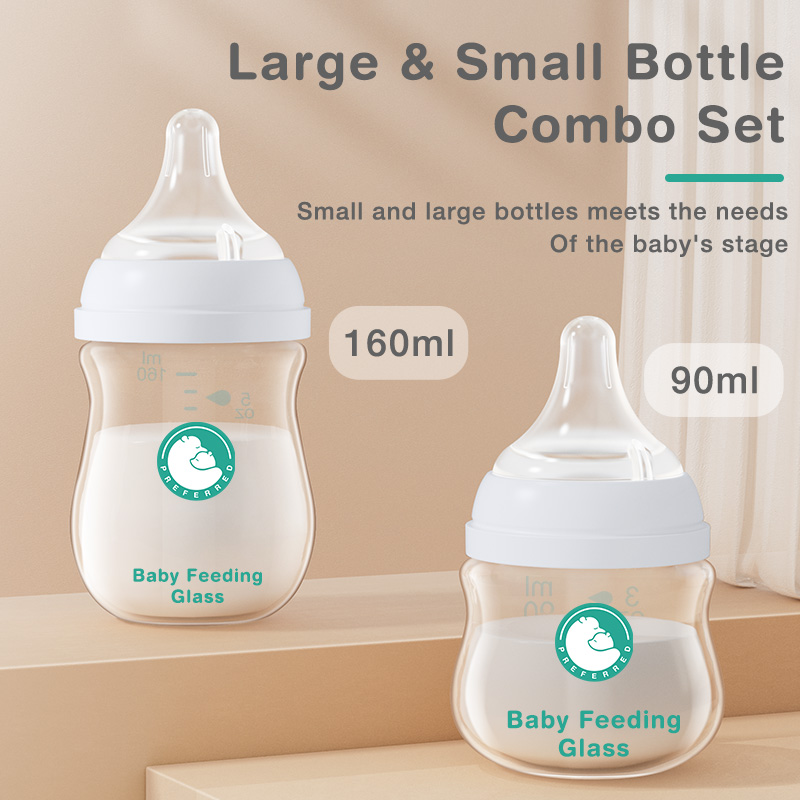 MAMIJOY Botol Bayi Anti Tersed - Baby Food Glass Containers ulasan dan harga