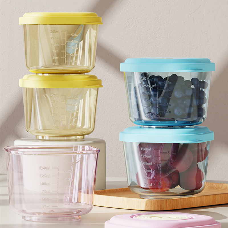 6 Buah Wadah Penyimpanan Makan - Baby Food Glass Containers ulasan dan harga