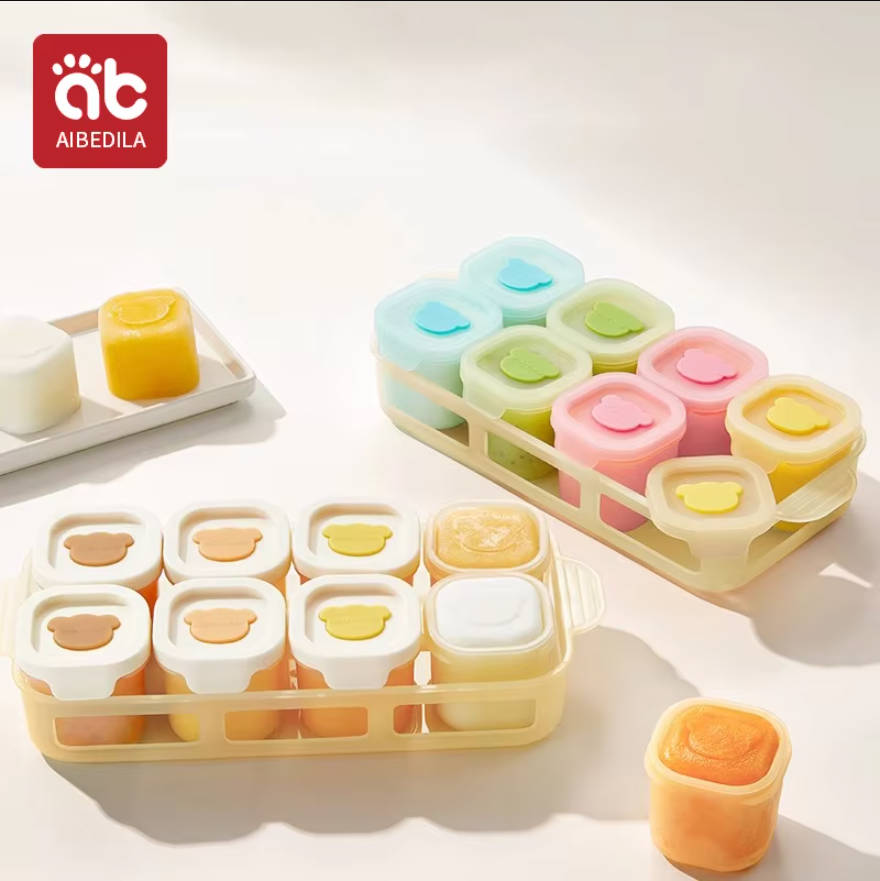 AIBEDILA Baki Silikon untuk Ma - Baby Food Glass Containers ulasan dan harga