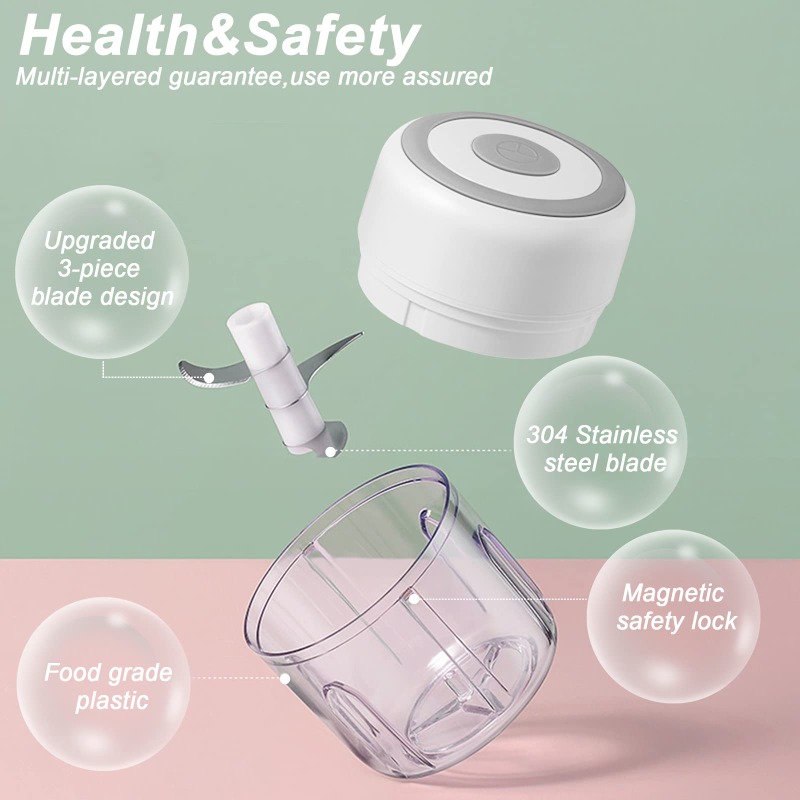 Penggiling Bawang Putih Elektr - Baby Food Processor ulasan dan harga