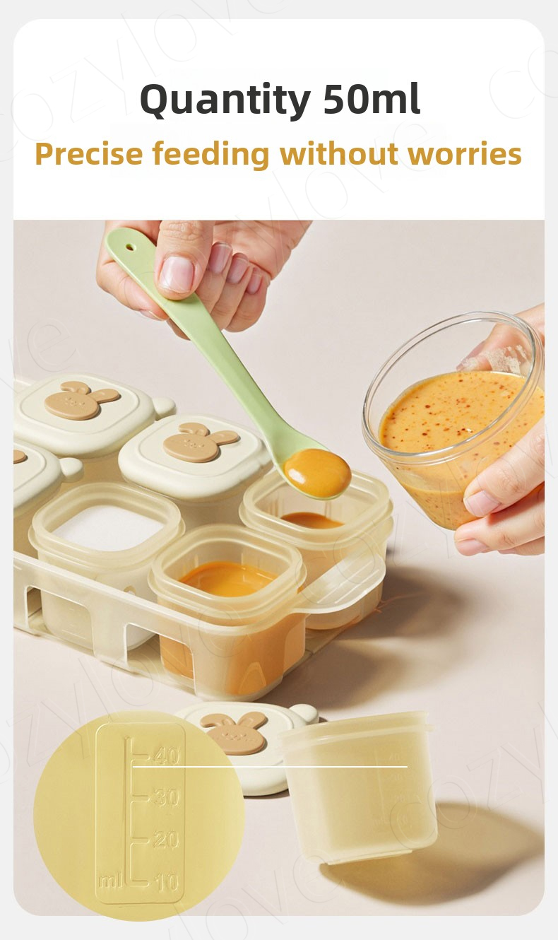 Baki Beku Makanan Bayi Portabe - Baby Food Glass Containers ulasan dan harga