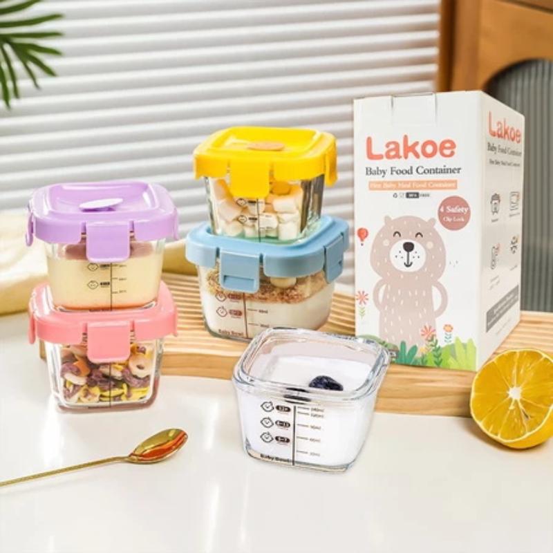 Dan Kotak Penyimpanan Tahan Pa - Baby Food Glass Containers ulasan dan harga