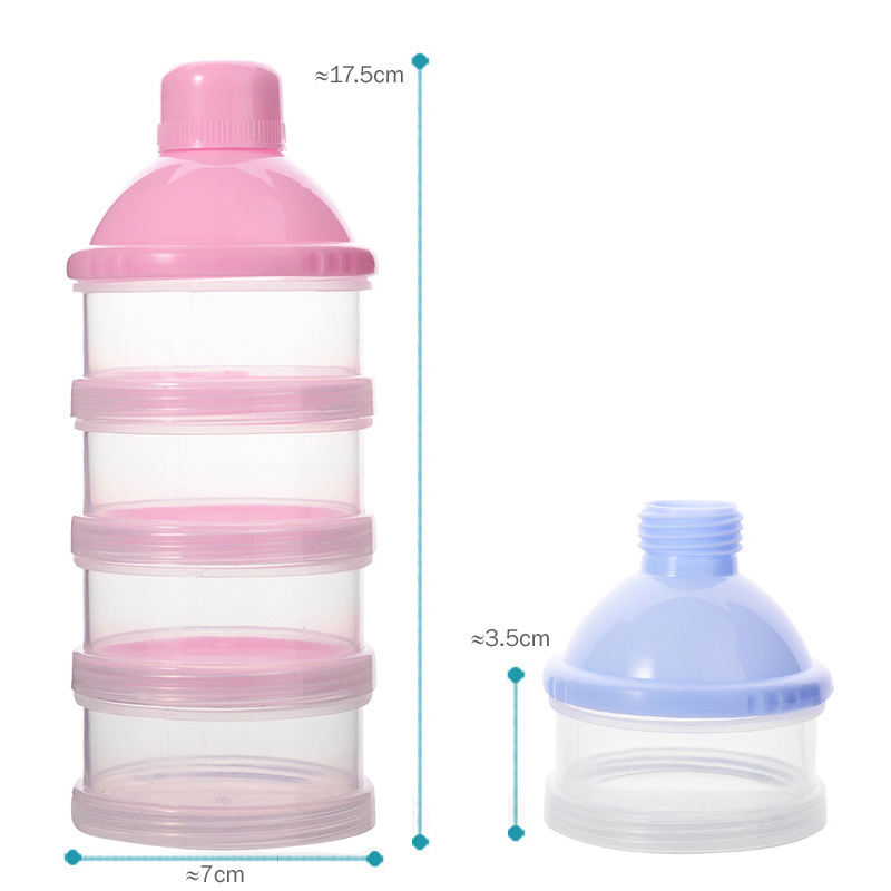 4 Lapisan Kotak Portabel Bubuk - Baby Food Lactogen ulasan dan harga